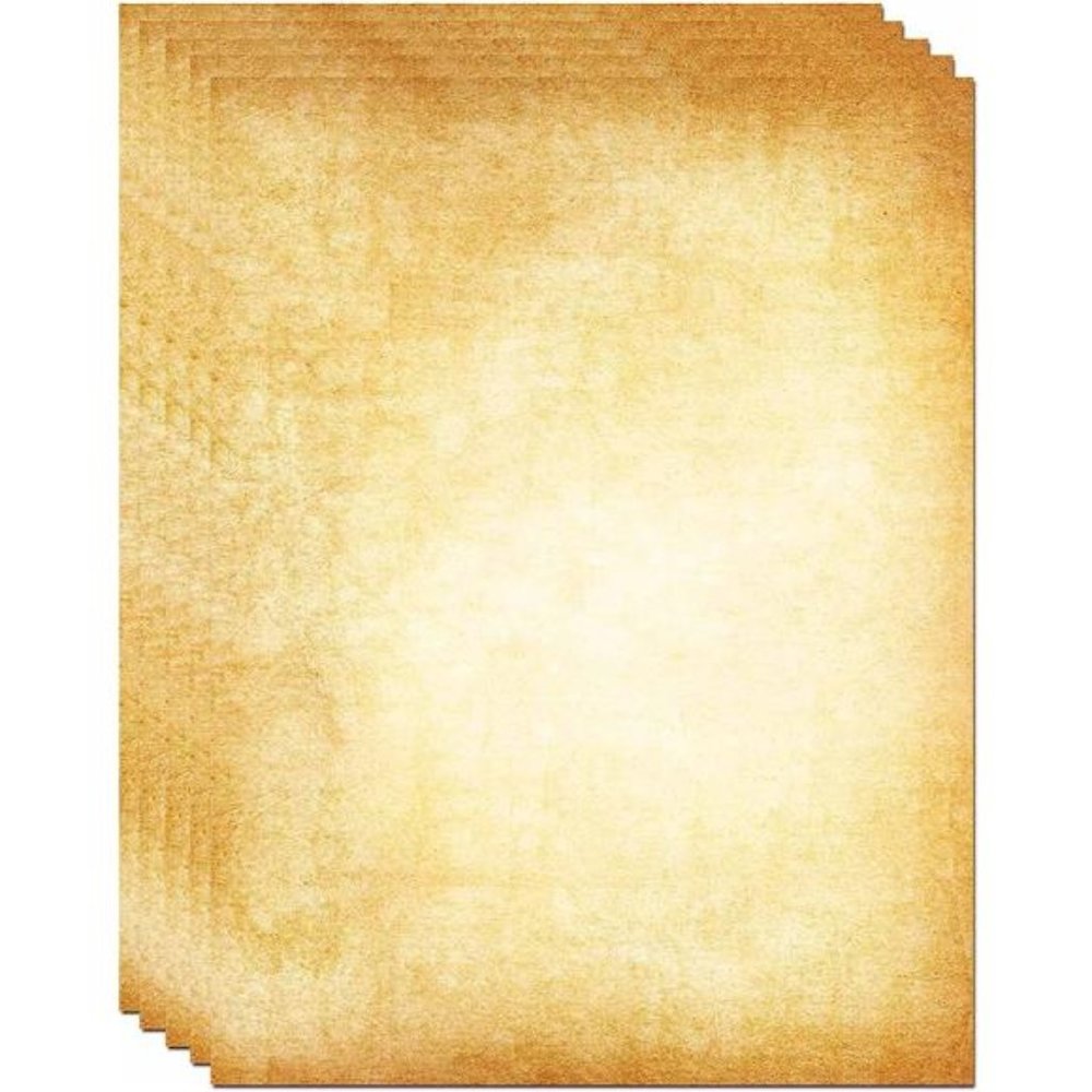 50 Stationery Vintage Antique Design Printing/Writing Papers 8.5 x 11 inches